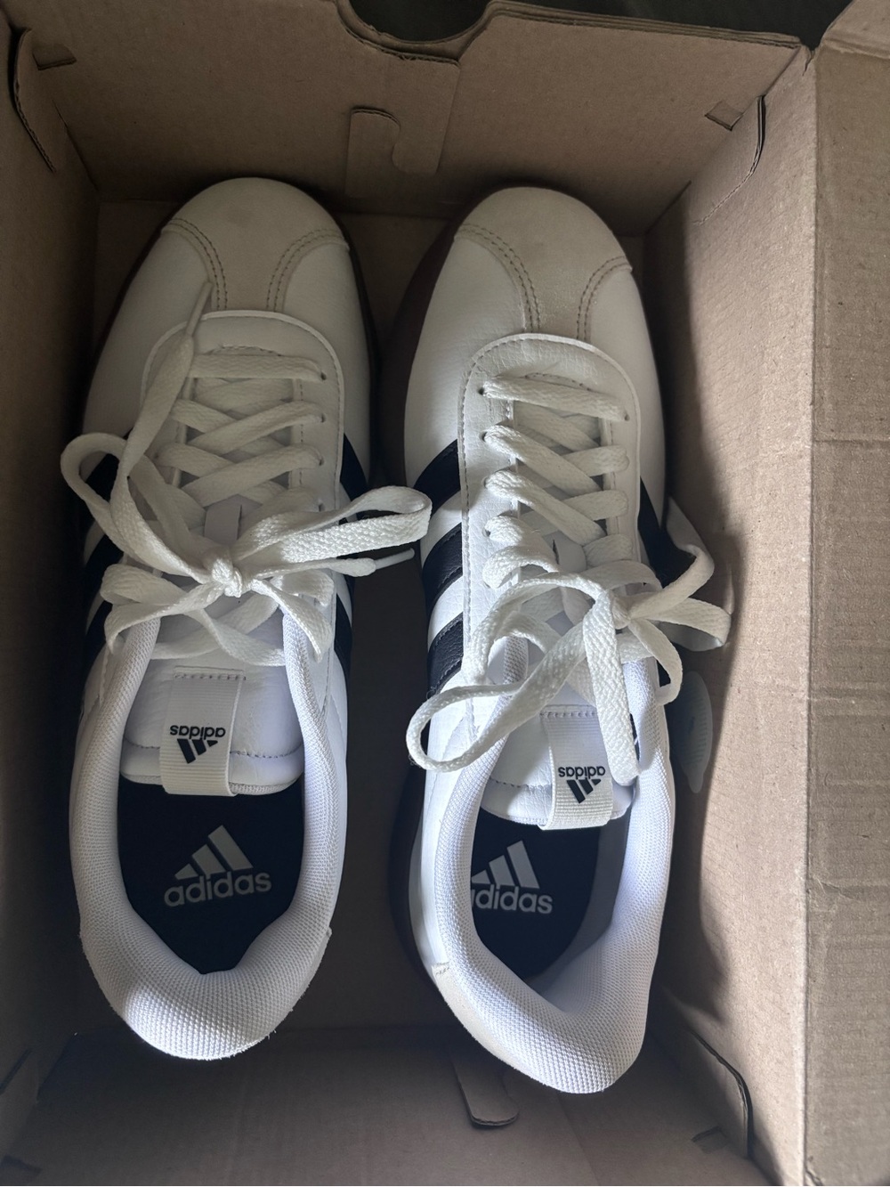 adidas White and Black Women's Sneakers